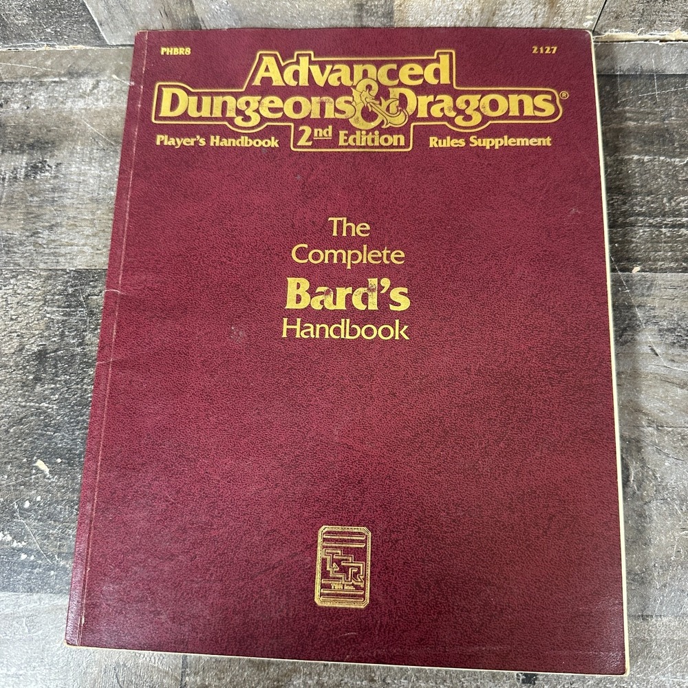 Advanced Dungeons and Dragons Complete Bard's Handbook 2nd Edition AD&D
